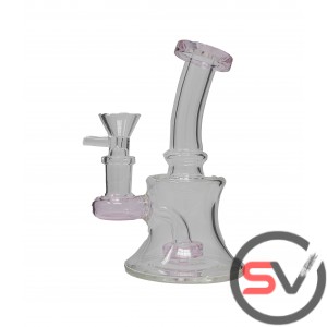 DOUBLE RING CURVED NECK WATER PIPE 5inch